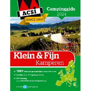 Afbeelding van ACSI Campinggids - Klein & Fijn Kamperen 2024