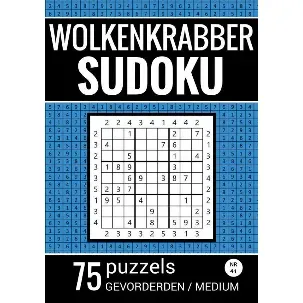 Afbeelding van Wolkenkrabber Sudoku - Nr. 41 - 75 Puzzels - Gevorderden / Medium