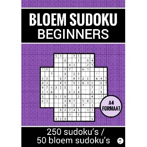 Afbeelding van Makkelijke Sudoku: BLOEM SUDOKU - nr. 27 - Puzzelboek met 50 Bloem Sudoku Puzzels voor Beginners