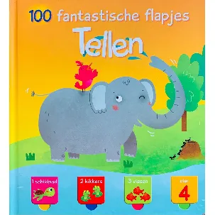 Afbeelding van 100 fantastische flapjes - ''Tellen'' - Kinderboek - Leerboek