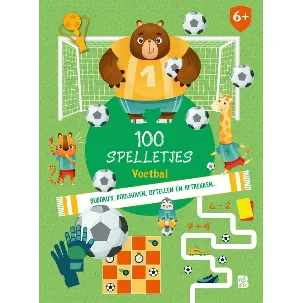 Afbeelding van 100 spelletjes 1 - 100 spelletjes Voetbal 6+