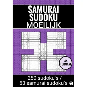 Afbeelding van Samurai Sudoku - Moeilijk - nr. 25