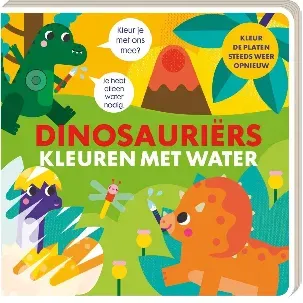 Afbeelding van Kleuren met water Dinosauriërs