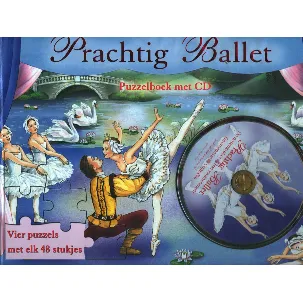 Afbeelding van Prachtig ballet - puzzelboek met cd.