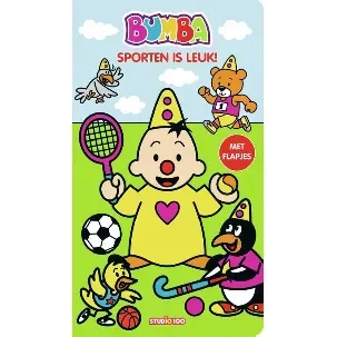 Afbeelding van Bumba kartonboek met flapjes (lang) - Sporten is leuk!