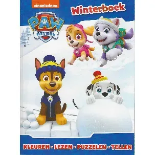 Afbeelding van Paw Patrol Winterboek 2023/2024 Kleuren - Lezen - Puzzelen- Tellen - 50 Pagina's Fun! (Nickelodeon Uitgave)