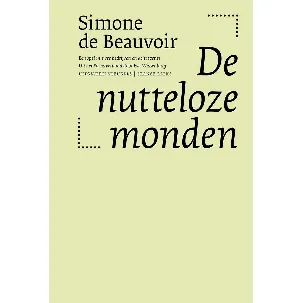 Afbeelding van Simone de Beauvoir – De nutteloze monden