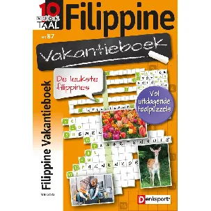 Afbeelding van Denksport Puzzelboek 10 voor Taal - Filippine vakantieboek, editie 87
