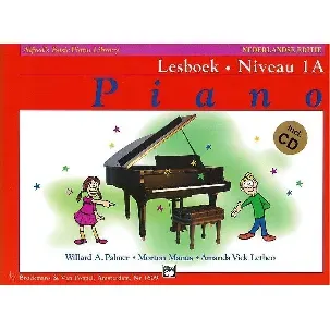 Afbeelding van Alfred's Basic Piano Library Lesboek Niveau 1A (Nederlandse Editie) (Boek met CD!)