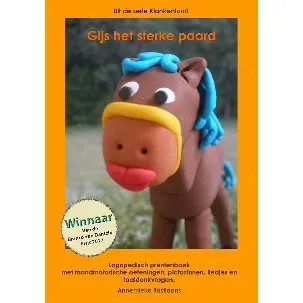 Afbeelding van Gijs het sterke paard - Klankenland - kleuters- leren lezen - taalontwikkeling - picto-prentenboek