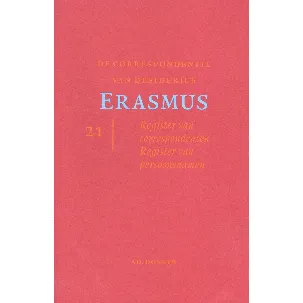 Afbeelding van De correspondentie van Desiderius Erasmus 21