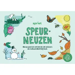 Afbeelding van Spriet Speurneuzen Seizoenenboek - kinderboeken - seizoenen - doeboek