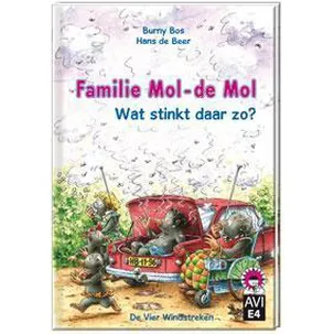 Afbeelding van Hoera, ik kan lezen! - Familie Mol-de Mol wat stinkt daar zo?