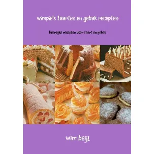 Afbeelding van Wimpie's taarten en gebak recepten