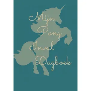 Afbeelding van Mijn pony invul dagboek groen