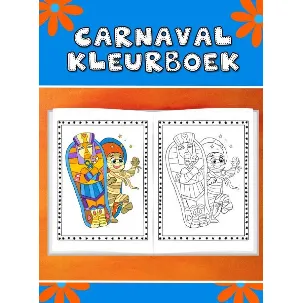 Afbeelding van Leuk carnaval kleurboek voor kinderen