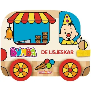 Afbeelding van Bumba kartonboek met wielen - De ijsjeskar