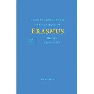 Afbeelding van De correspondentie van Desiderius Erasmus 17