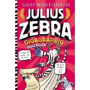 Afbeelding van Julius Zebra - Het gigagrappige quizboek van Julius Zebra