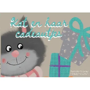 Afbeelding van Kat en haar cadeautjes