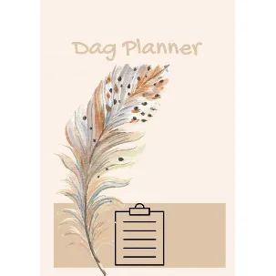 Afbeelding van Dagplanner - Werkplanner - Boho - A4 - Veer - Ongedateerd.