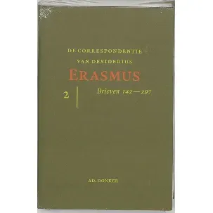Afbeelding van De correspondentie van Desiderius Erasmus 2 Brieven 141-297