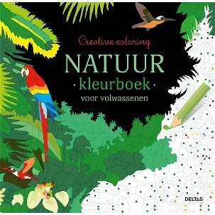 Afbeelding van Creative coloring - Natuur kleurboek voor volwassenen