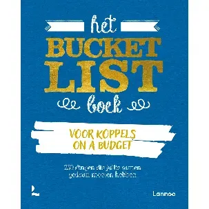 Afbeelding van Bucketlist - Het Bucketlist boek voor koppels on a budget