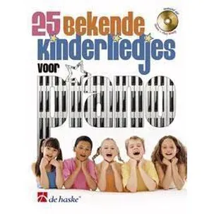 Afbeelding van 25 bekende kinderliedjes voor piano