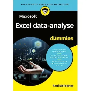 Afbeelding van Microsoft Excel data-analyse voor Dummies