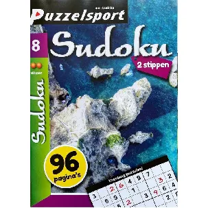 Afbeelding van Puzzelsport | Puzzelsport puzzelboekjes | Sudoku | Sudoku 2* |Puzzelboekjes | Puzzelboeken volwassenen denksport | Zweedse puzzels | Woordzoeker | Sudoku | Kruiswoord | Kruiswoordraadsels denksport | Kruiswoordpuzzel nederlands | 2* | 96 puzzels!