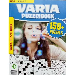 Afbeelding van denksport | Puzzelboekjes Varia puzzels Puzzelboeken volwassenen Zweedse Woordzoeker Sudoku Kruiswoord Kruiswoordraadsels Kruiswoordpuzzel nederlands 3* Extra dik: 150 puzzels!