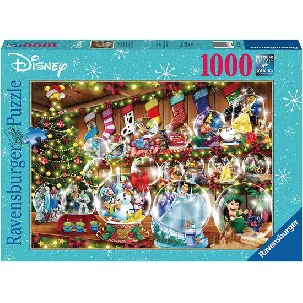 Afbeelding van Ravensburger puzzel Disney Sneeuwballenparadijs - Legpuzzel - 1000 stukjes