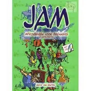 Afbeelding van Jam, improviseren voor beginners (eb-instrumentenn) + CD
