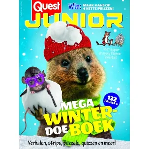 Afbeelding van Quest Junior Winterboek 2021 - tijdschrift - vakantieboek