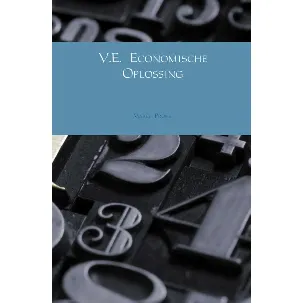 Afbeelding van V.E. Economische oplossing