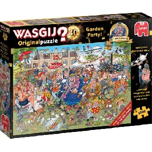 Afbeelding van Wasgij Original 40 Tuinfeest! - 2x 1000 stukjes - Wasgij 25 jaar Jubileum editie