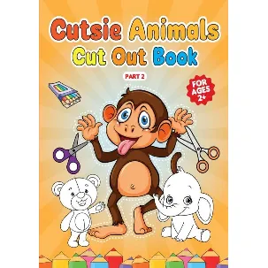 Afbeelding van Cutsie Animals - Cut out book