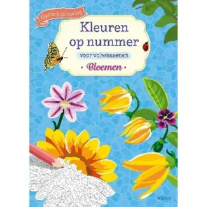Afbeelding van Kleuren op nummer voor volwassenen Bloemen