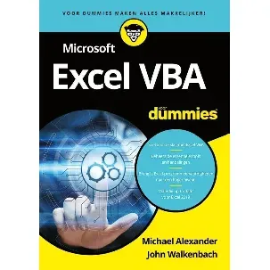 Afbeelding van Microsoft Excel VBA voor Dummies