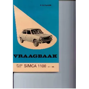 Afbeelding van Chrysler- Simca 1100, 1977-1979/ Talbot- Simca 1100, 1979-1980