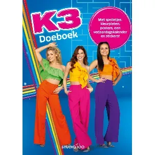 Afbeelding van K3 - Doeboek - Alle kleuren - Met Spelletjes/kleurplaten/posters/verjaardagskalender en stickers