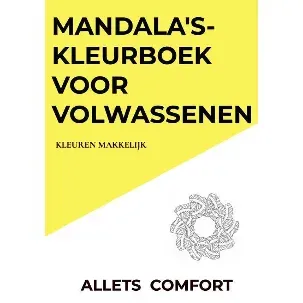 Afbeelding van Mandala's-kleurboek voor volwassenen-Kleuren Makkelijk-A5 Mini- Allets Comfort