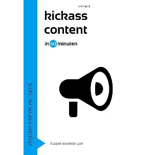 Afbeelding van Digitale trends en tools in 60 minuten 21 - Kickass content in 60 minuten