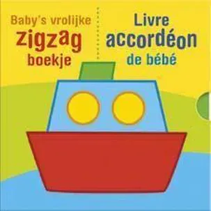 Afbeelding van Baby's vrolijke zigzag boekje; Livre accordéon de bébé