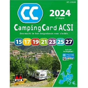Afbeelding van ACSI Campinggids - CampingCard ACSI 2024 Nederlands