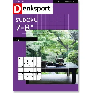 Afbeelding van Denksport Puzzelboek Sudoku 7-8* king, editie 30