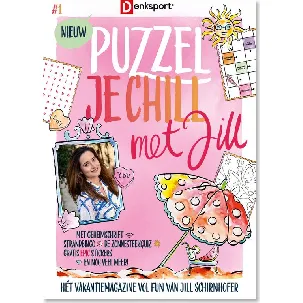 Afbeelding van Denksport puzzelboek Puzzel je chill met Jill