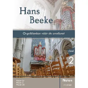 Afbeelding van Hans Beeke - Orgelklanken voor de eredienst (deel 2) - noten