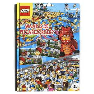 Afbeelding van Lego zoek & vind Waar is de pizzabezorger? zoek en-vindboek